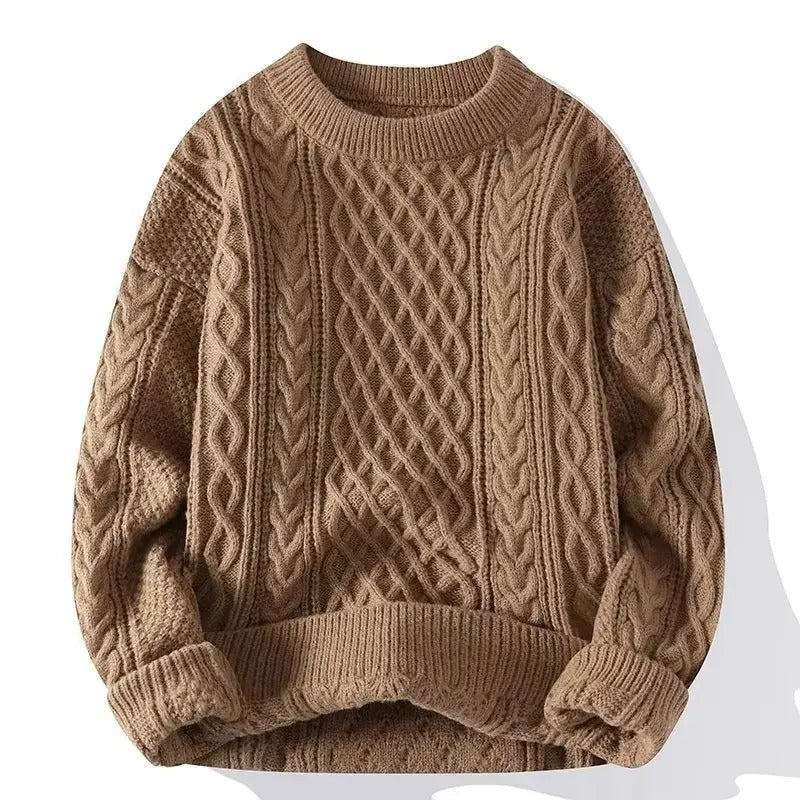 Kabelstrickpullover