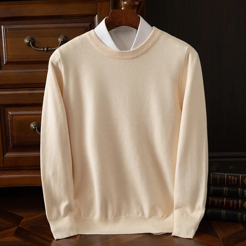 Eleganter Wollpullover