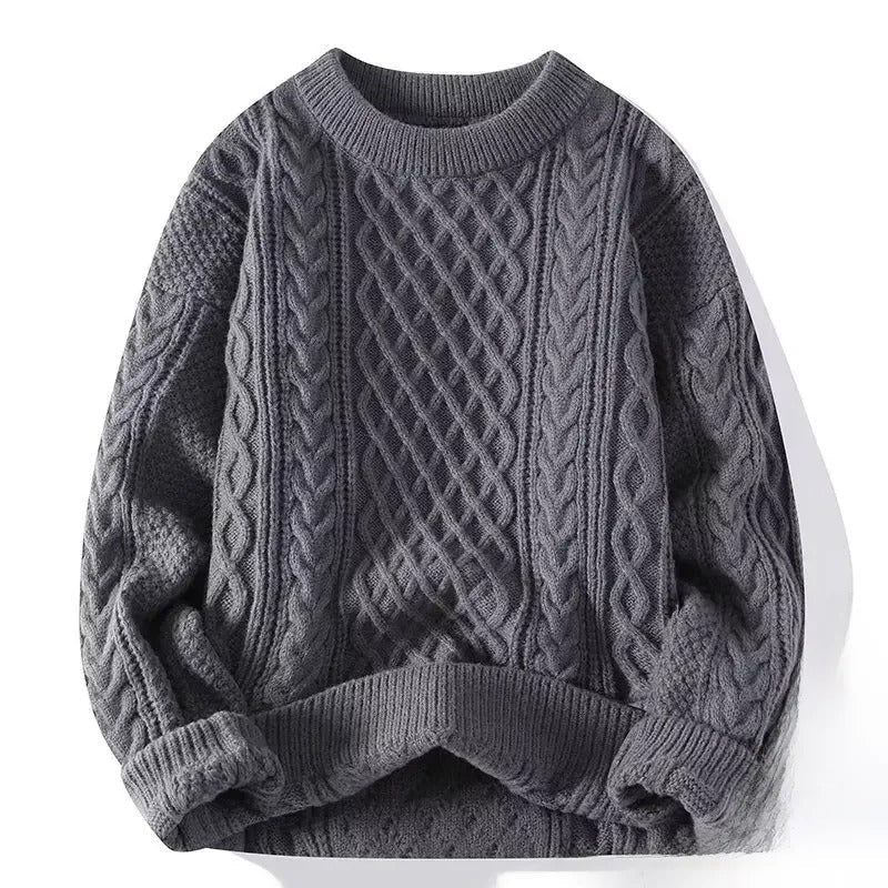 Kabelstrickpullover