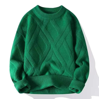 Kabelstrickpullover